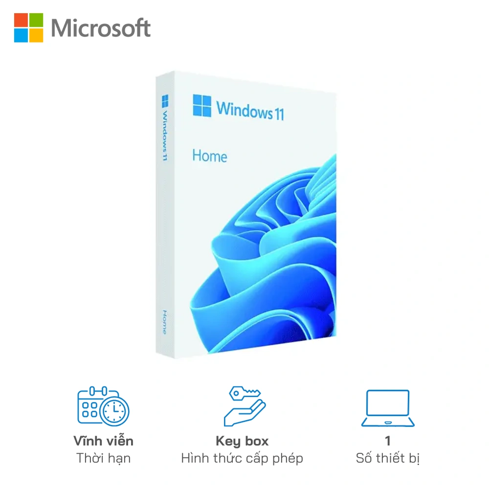 Phần mềm Microsoft Windows Home 11 64Bit KW9-00632
